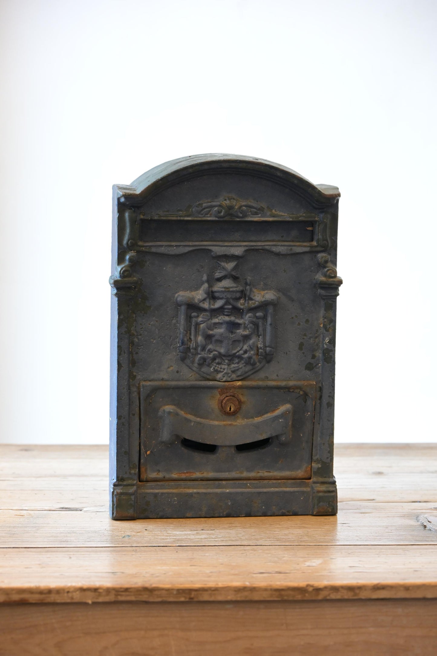 1920 Cast Iron Post Box